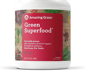 Amazing Grass Green Superfood - Berry - 30 Servings - 8.5 Oz. - RubertOrganics
