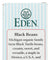 Eden Foods: Black Turtle Beans Organic Dry, 16 Oz