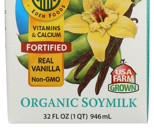 Eden Foods: Organic Edensoy Vanilla, 32 Fo