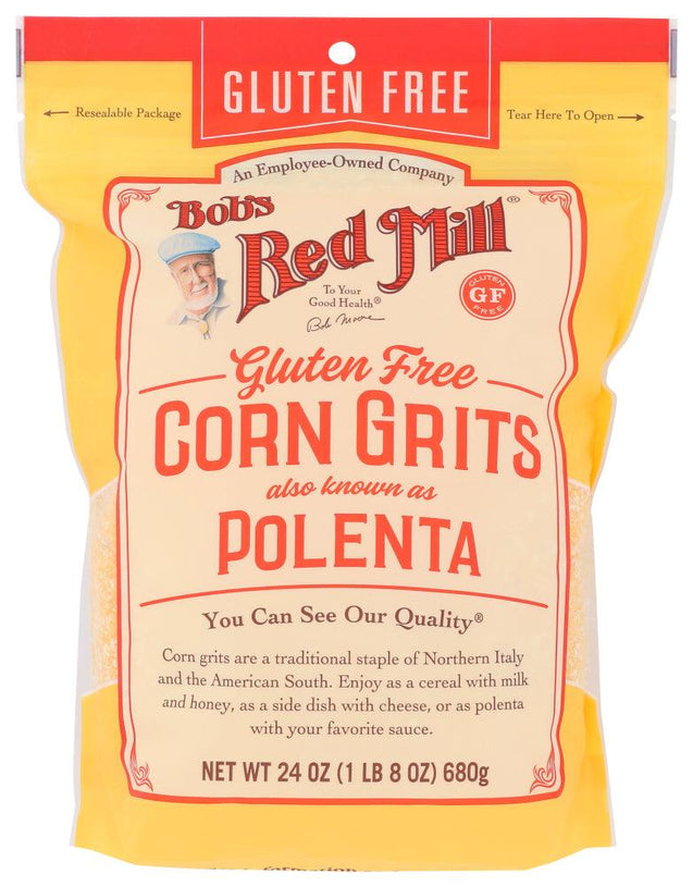 Bob's Red Mill: Gluten Free Corn Grits Polenta, 24 Oz - RubertOrganics