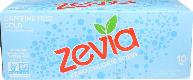 Zevia: Caffeine Free Cola 10pack, 120 Fo