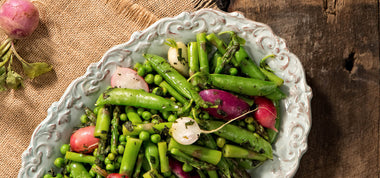 Asparagus, Pea, And Radish Salad
