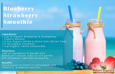 Blueberry Strawberry Smoothie