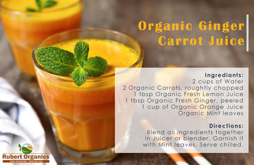 Organic Ginger Carrot Juice