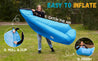 WEKAPO Inflatable Lounger Air Sofa Chair- Portable Water Proof Couch for Hiking, Picnics, Outdoor, Music Festivals