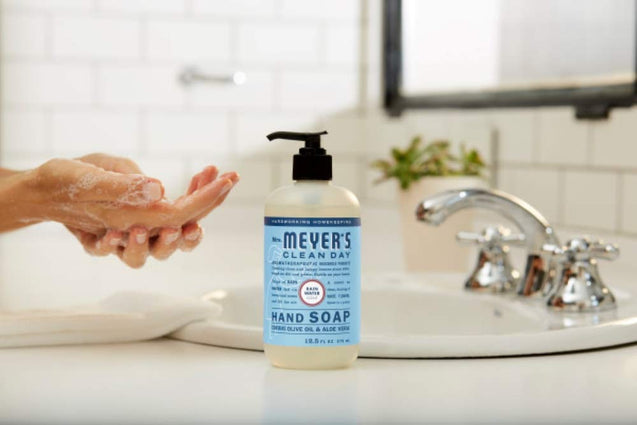 Mrs. Meyer's Clean Day Hand Soap, Rain Water Scent, 12.5 fl. oz - Pack of 3