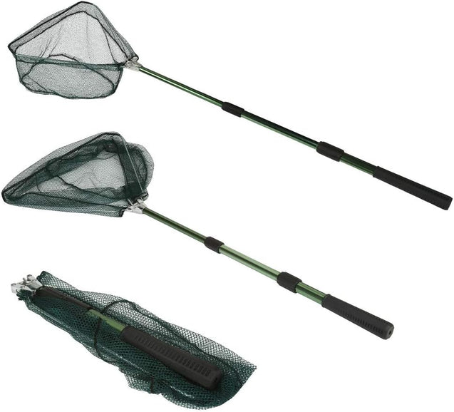 RESTCLOUD Fishing Landing Net with Telescoping Pole Handle