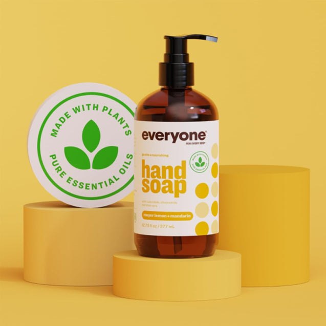 Everyone Liquid Hand Soap, Meyer Lemon and Mandarin, 12.75 Ounce (Pack of 3)
