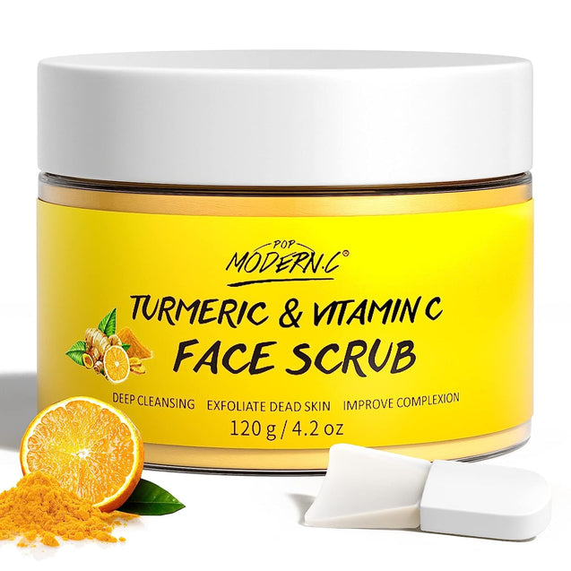- Vitamin C and Turmeric Face Scrub Cream Organics