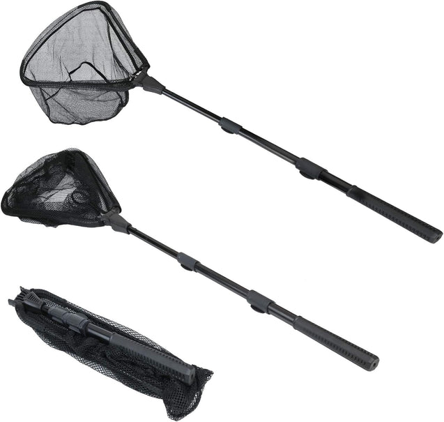 RESTCLOUD Fishing Landing Net with Telescoping Pole Handle