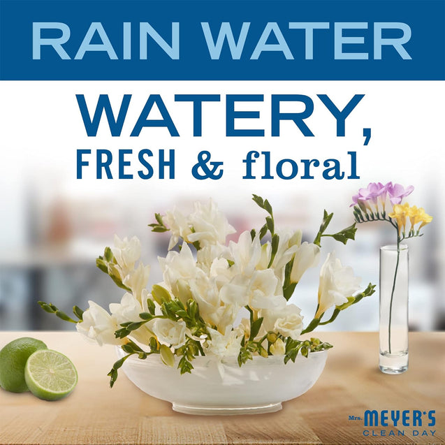 Mrs. Meyer's Clean Day Hand Soap, Rain Water Scent, 12.5 fl. oz - Pack of 3