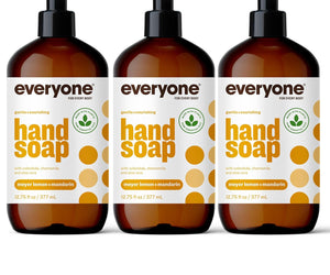 Everyone Liquid Hand Soap, Meyer Lemon and Mandarin, 12.75 Ounce (Pack of 3)