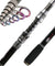 Sougayilang Fishing Rod Combo with Telescopic Pole and Spinning Reel
