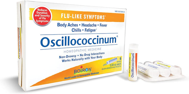 Boiron Oscillococcinum For Relief From Flu-Like Symptoms Of Body Aches, Headache, Fever, Chills, And Fatigue - 30 Count