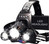 DanForce USB Rechargeable LED Headlamp  for Adults, Camping, Outdoors & Hard Hat Work