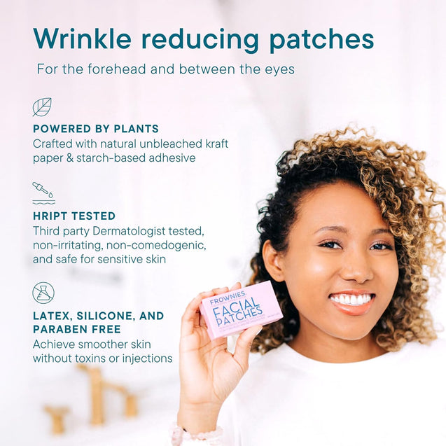 FROWNIES Forehead and Between the Eyes Wrinkle Patches 144 Patches