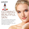 PURA D'OR Organic Rosehip Seed Oil, 4 Oz or Anti-Aging, Acne Scar Treatment, Gua Sha Massage, Face, Hair & Skin