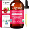 Cliganic Organic Rosehip Seed Oil for Face Carrier Oil for Skin, Hair & Nails