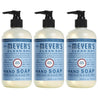 Mrs. Meyer's Clean Day Hand Soap, Rain Water Scent, 12.5 fl. oz - Pack of 3