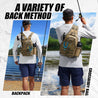 Piscifun Fishing Tackle Backpack with Rod & Gear Holder