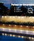 SOLPEX Solar Deck Lights Outdoor 16 Pack -Waterproof Led Solar lights for Outdoor Stairs, Step , Fence, Yard, Patio, and Pathway