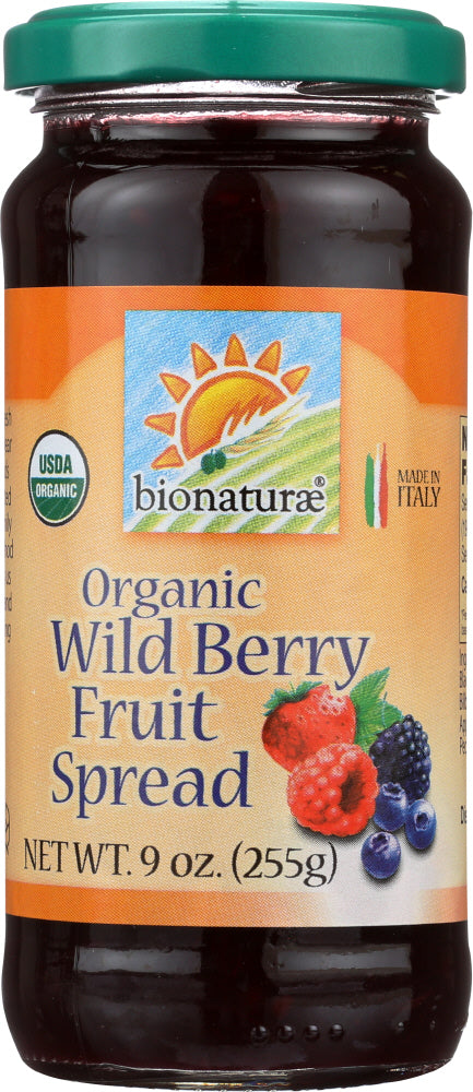 Bionaturae: Organic Wild Berry Fruit Spread, 9 Oz