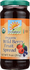 Bionaturae: Organic Wild Berry Fruit Spread, 9 Oz