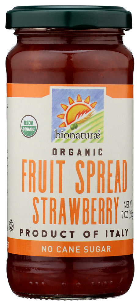 Bionaturae: Organic Fruit Spread Strawberry, 9 Oz