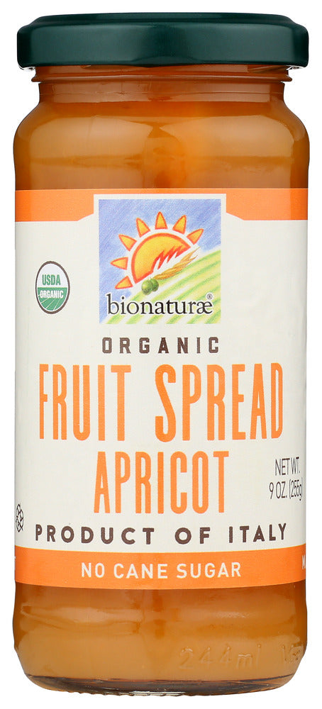 Bionaturae: Organic Fruit Spread Apricot, 9 Oz