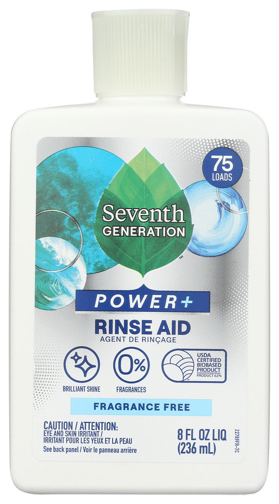 Seventh Generation: Rinse Aid Free And Clear, 8 Oz