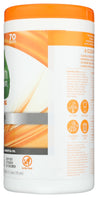 Seventh Generation: Disinfecting Wipes Lemongrass Citrus Scent, 70 Wipes