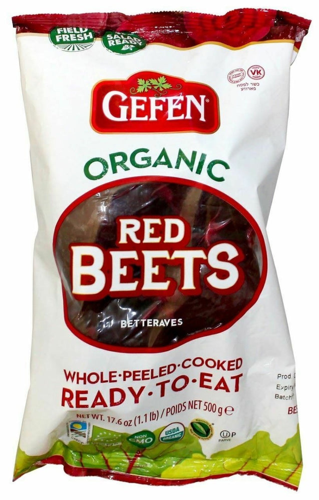 Gefen: Organic Red Beets Vacuum Pack, 17.60 Oz