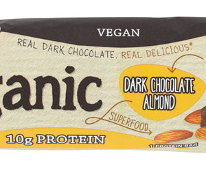 Nugo: Organic Dark Chocolate Almond Bar, 1.76 Oz