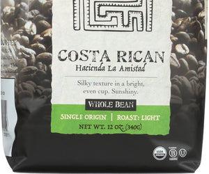 Jims Organic Coffee: Coffee Costa Rican Organic, 12 Oz