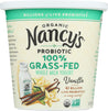 Nancys: Organic 100 Percent Grass Fed Vanilla Yogurt, 24 Oz