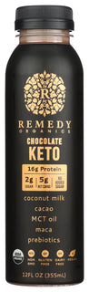Remedy Organics: Bev Chocolate Keto, 12 Oz