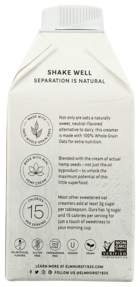 Elmhurst: Creamer Oat Chai Spice, 16 Oz