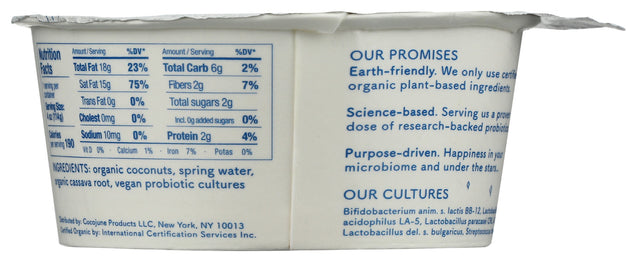 Cocojune: Yogurt Pure Coconut Organic, 4 Oz