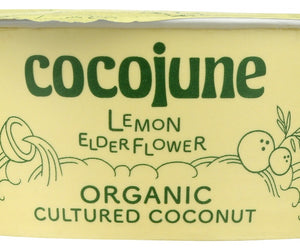 Cocojune: Yogurt Lemon Elderflower Organic, 4 Oz