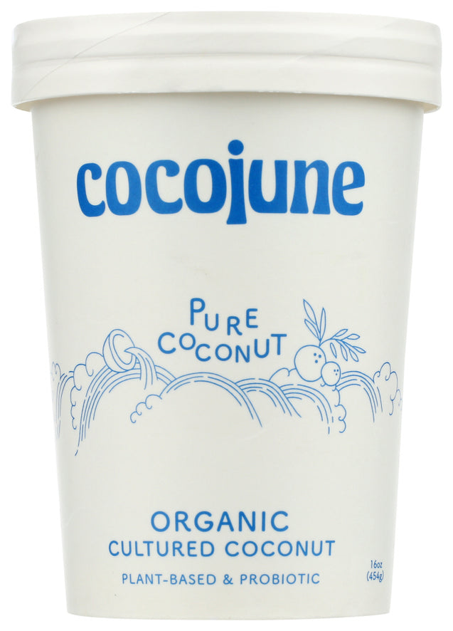 Cocojune: Yogurt Pure Coconut Organic, 16 Oz