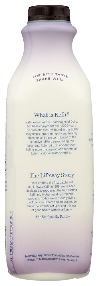 Lifeway: Kefir Whole Milk Organic Coconut Honey, 32 Fo