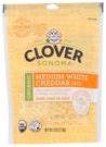 Clover Sonoma: Organic Shredded Medium White Cheddar Cheese, 6 Oz