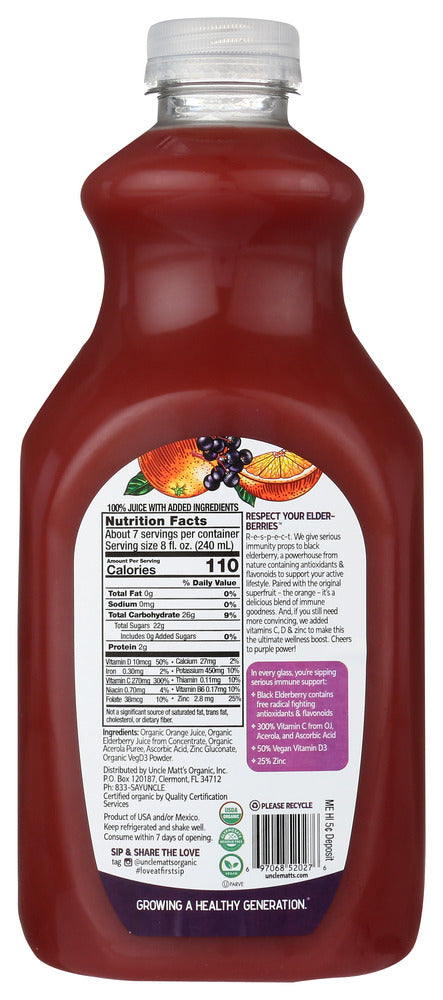 Uncle Matts Organic: Juice Ultimate Immune Organic, 52 Oz