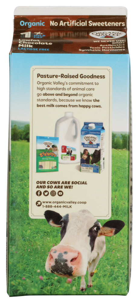 Organic Valley: Organic Low Fat Chocolate Milk Lactose Free, 64 Oz