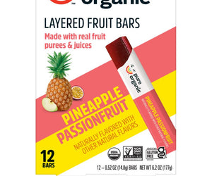 Pure Organic: Pineapple Passion Fruit Bars, 6.2 Oz
