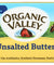 Organic Valley: Unsalted Butter Organic, 16 Oz