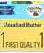 Organic Valley: Unsalted Butter Organic, 16 Oz