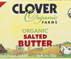 Clover Sonoma: Organic Salted Butter, 0.5 Lb