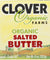 Clover Sonoma: Organic Salted Butter, 0.5 Lb