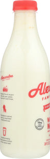 Alexandre Family Farm: Organic A2a2 Cream Top Whole Milk, 28 Fo